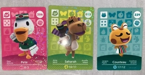 3 Animal Crossing Amiibo Karten - Sammelkarten Nintendo