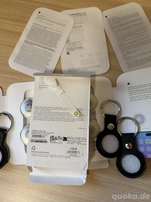 Neue OVP Apple AirTag, Weiß 4er-Pack inkl, 4 Schlüsselanhänger