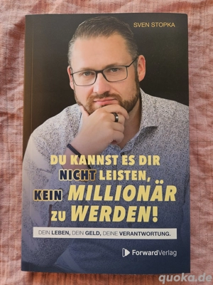 NEU Buch "Kannst es dir nicht leisten kein Millionär zu werden" von Sven Stopka 
