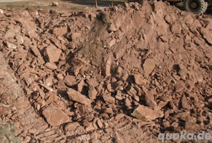 gut zu verdichtendes Auffüllmaterial   Bundsandstein   Bodenaushub   Erdaushub