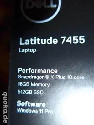 DELL Latitude Business-Laptop mit QualcommCPU & WIN ARM64 - 14 Zoll - NEU  Bild 3