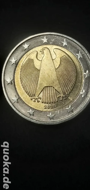 2 euro 2025 nue Gestanzt  Deutschland Adler 