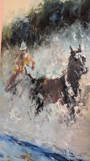 Ölgemälde auf Leinwand 60   80 cm Bild 3