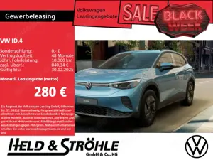 Volkswagen ID.4 Pure Loyalisierungsleasing bis 30.12.25*
