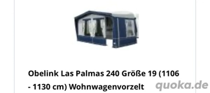Wohnwagen Vorzelt Las Palmas Bild 3