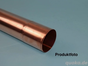 Kupferfallrohr mit Anschlußstück