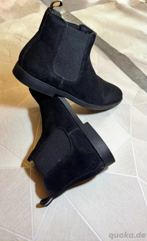 Elegante Schwarze Chelsea Boots Gr. 42