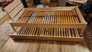 Einzelbett + Bett zum ausziehen von der Fa. Medistar PAIDI 2x1m + 1,90x0,90m