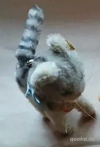 Sammlerstück  Plüschtier  Plüschkatze  Steiff Lizzy  Bild 3