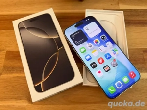 iPhone 16 Pro Max 256 GB   Tadelloser Zustand   Natur-Titan