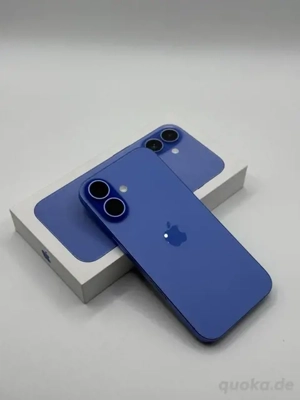 Apple iPhone 16 -256GB blau original handy mit OVP und sehr guter Akku 