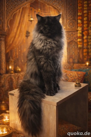 Maine Coon Deckkater in Black smoke 