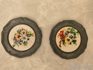 Untersetzer Zinn 2 Stück