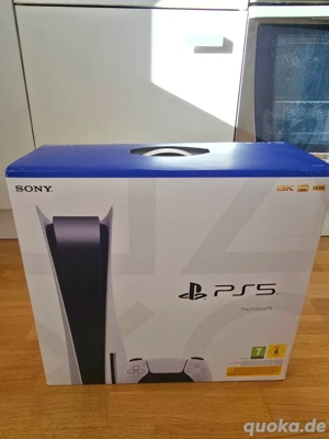 Sony Playstation 5 neue Disk edition PS5 Konsole mit 2 controller , sammlung spiel CD ,  rechnung 