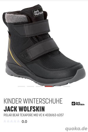 Jack Wolfskin Winterstiefel mit Klettverschlüsse