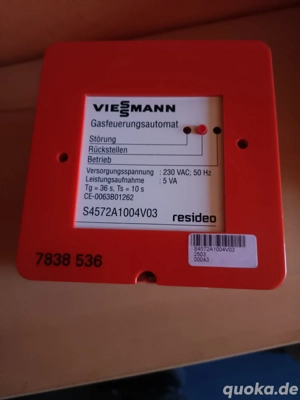 Viessmann Gasfeuerungsautomat Ava für Atola Heizkessel   neuwertig