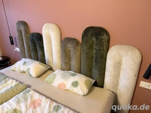 Bretz Designer-Bett 200x200 mit Lattenrost, Matratzen & Topper