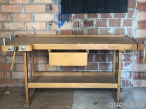 Werkbank Massivholz