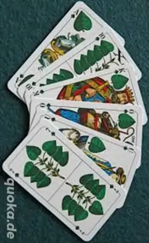 Binokel Spielkarten zu verschenken