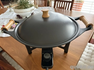 SIGG Wok Elektro-Gusseisenpfanne 40 cm (Bräter Schmortopf)