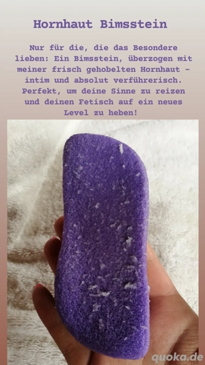 Hornhaut Bimsstein - Für Fußfetischisten die das Besondere lieben 