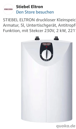 Stiebel Eltron Boiler 
