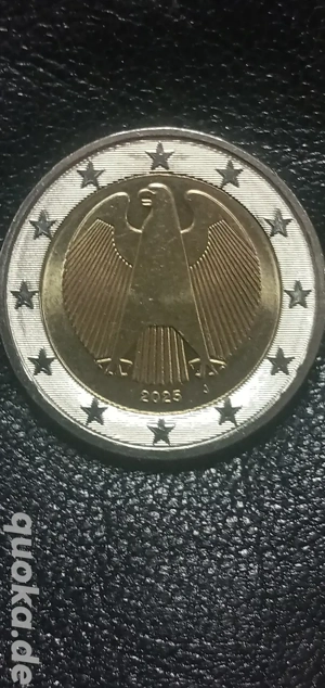 2-Euro 2025 j Deutschland Adler nue 