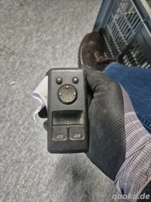 VW T4 Schalter (GRÜN) Fensterheber EFH 701 959 855 links