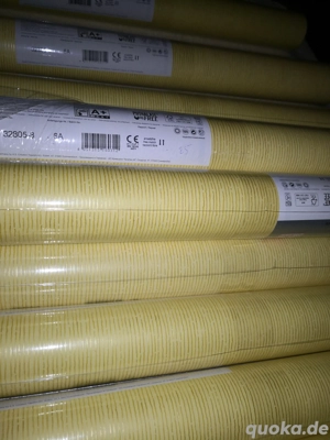 12 Rollen Papiertapete Gelb gestreift  32805-8 A.S. Creation