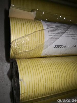 12 Rollen Papiertapete Gelb gestreift  32805-8 A.S. Creation Bild 3