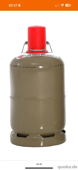 5kg Propan Gas Flasche