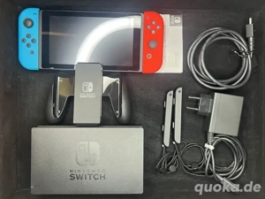 Nintendo Switch -Spielkonsole- , Joy-Con - Rot Blau, Controller BLITZVERSAND