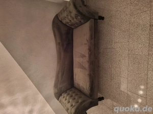 Federkern Sofa Birmingham Olive grün 