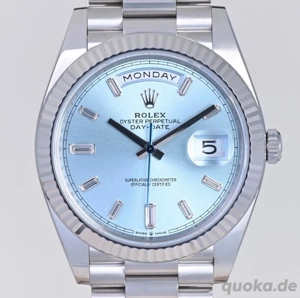 Rolex Day-Date 40 228236 Ice Blue Baguette Dial Platinum 2024