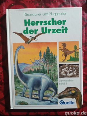Buch Herrscher der Urzeit, Dino.-  & Flugsaurier Sammelalbum, Bd 3 *Schloss Verlag, M.Golte-Bechtle