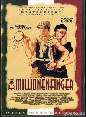 DVD Hände wie Samt   Der Millionenfinger Celentano WIE NEU Komödie