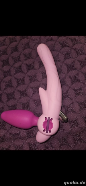  Strapless Strap-On Vibrator (Happy Rabbit Style) in Pink