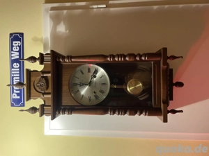 Wanduhr Regulator 31 Tage mit Schlüssel mechanisch 