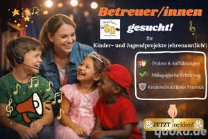  Betreuer:innen für Kinder- & Jugend-Musicalprojekte gesucht (ehrenamtlich)