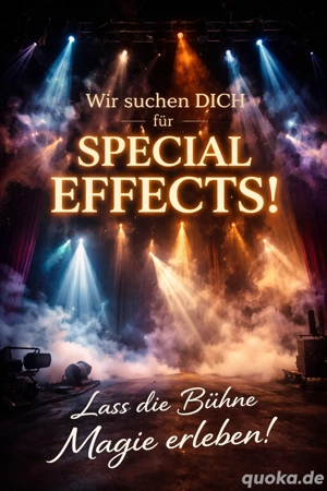 Wir suchen Menschen, die Bühnen zum Leuchten bringen  