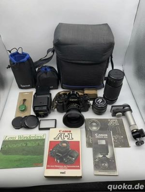Sammlerstück: Canon A-1 Komplett-Set aus Liebhaberhand