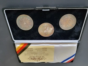 3 x amerikanische Silberdollar
