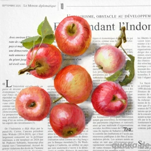 Äpfel Bild Gemälde Früchte Ölbild Ölgemälde Wanddekor Küche Essen