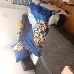 Schlafsofa, schwarz grau, Teillieferungen, günstig abzugeben