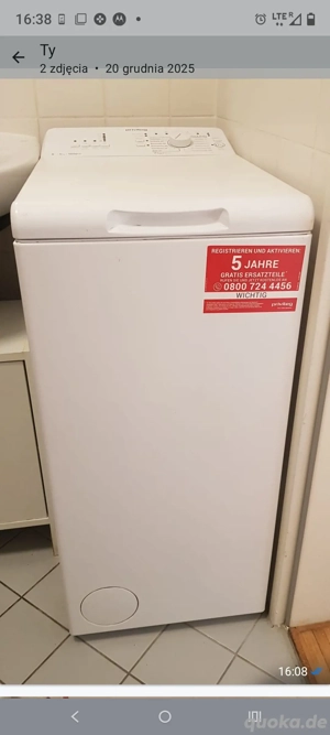 Waschmaschine. Toplader