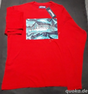 Original Vilebrequin Red ALES Cotton Longsleeve TShirt Size L Neu
