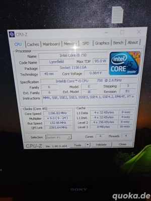 PC mit Intel i5 ,UDP 55 Mainbord,Nvidia 560 Ti und Gehäuse Bild 2