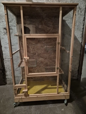 Käfig (inzwischen leider ohne Chinchillas)