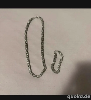 Königskette set Silber 