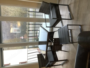 Garden Balcony table 2 x chairs and side table 